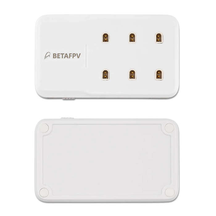 EU Plug - BETAFPV 6 Ports 1S 30W 1A Battery Charger for BT2.0 PH2.0 Connector Lipo Battery