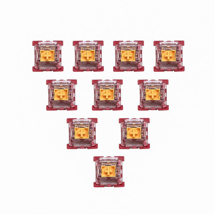 35Pcs GAMAKAY Phenix Mechanical Switch 3-Pin Prelubricate Silent Linear Switch for DIY Mechanical Ga