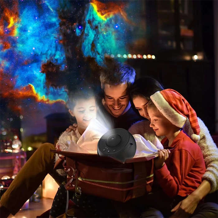 Black - Planetarium Projector Galaxy Projector Bedroom Night Light HD Star Projector for Kids Bedroo