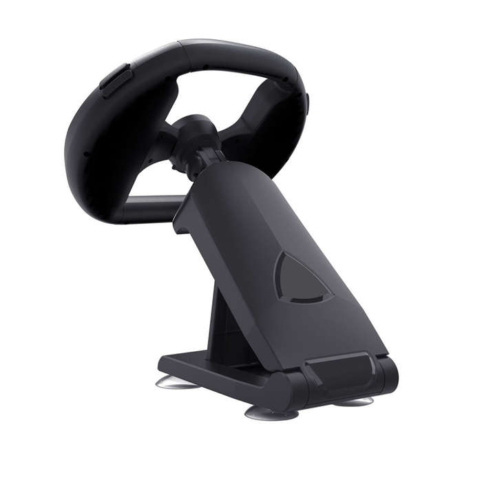 Black - For Switch 2 Controller Racing Steering Wheel Switch 2 Desktop Steering Wheel Stand KJH-NS2-