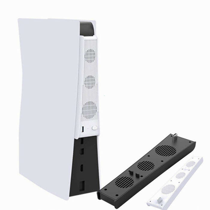 USB Cooler Heat dissipation Cooling Fans for PlayStation 5 Game Console for PS5 Digital/Optical Driv