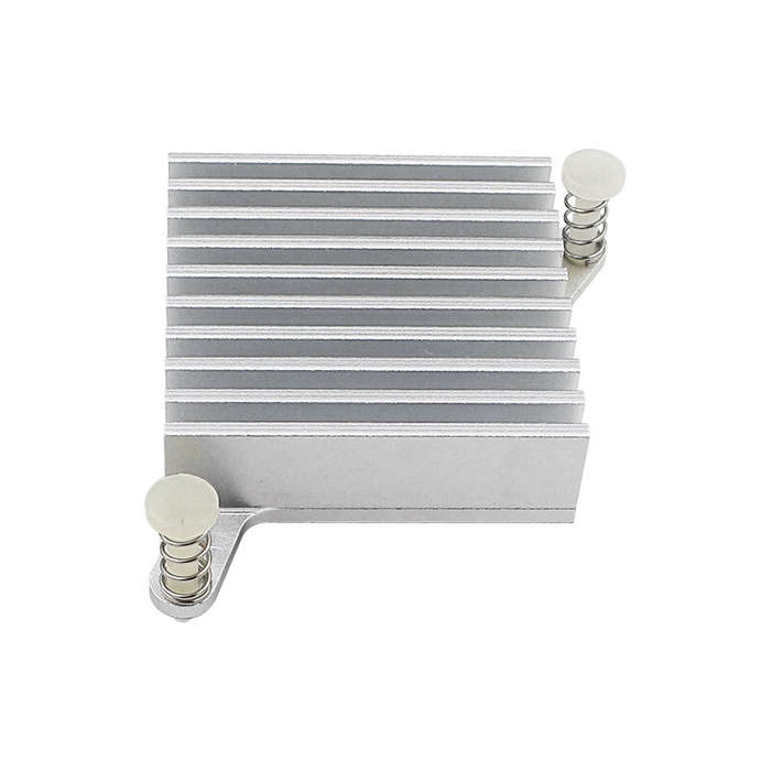 Silver - Orange Pi 5 Plus Heat Sink All-Aluminum Construction Efficient Cooling Easy Installation Hi