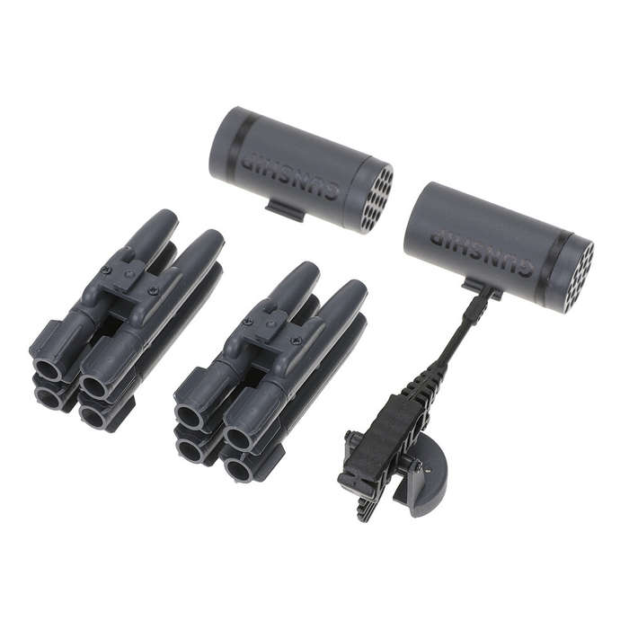 Black - YXZNRC F11-S Apache RC Helicopter Spare Parts Sweapon Set