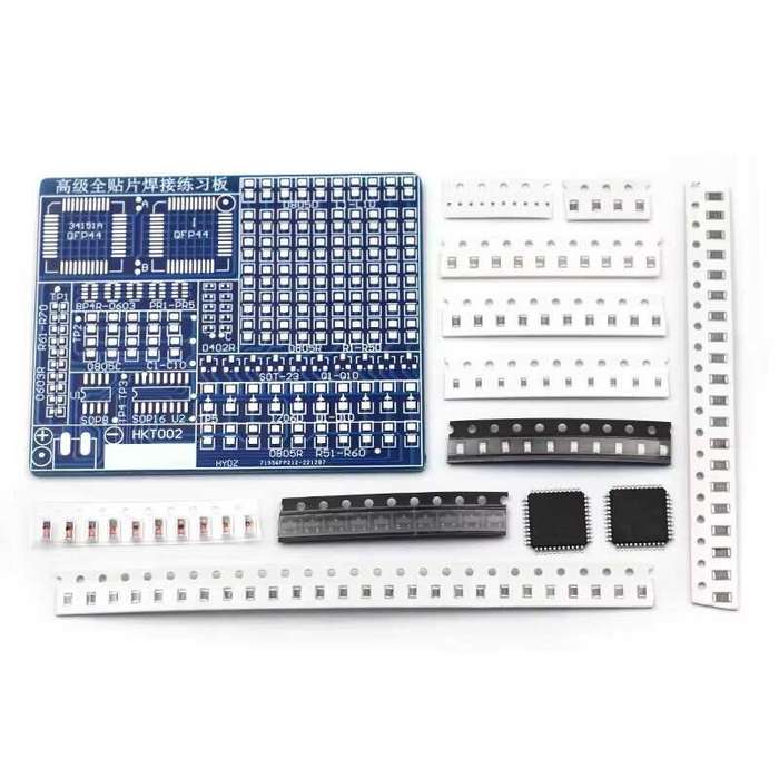Unsoldered Version - SMD Full Chip Soldered Practice Board Electronic Components SMT DIY Production