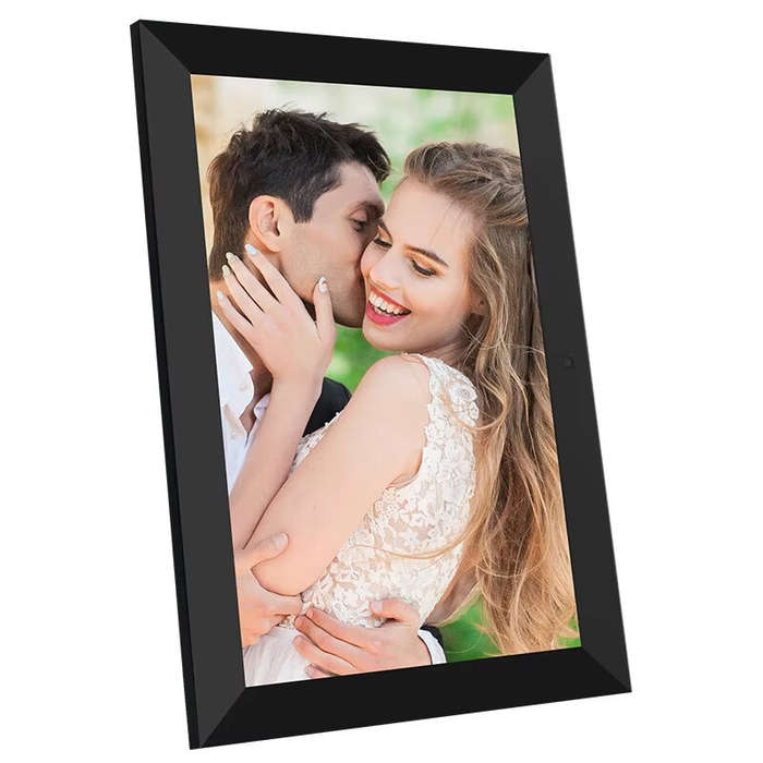 EU Plug - 1003L 10" IPS Digital Picture Frame 1280x800 HD Photo Video Player Remote Control Calendar
