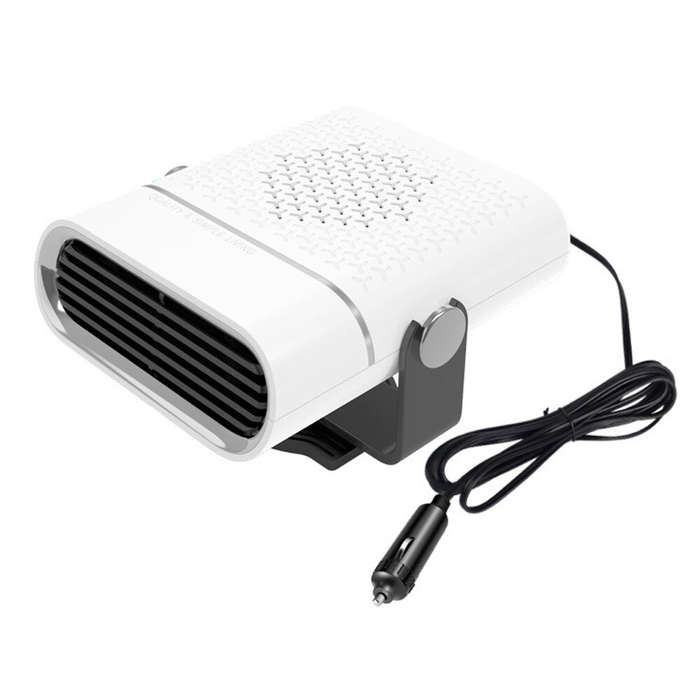 24V - 12V/24V Car Heater Fan Fast Heat Truck/Excavator Interior Heating Auto Electric Heater Cooling