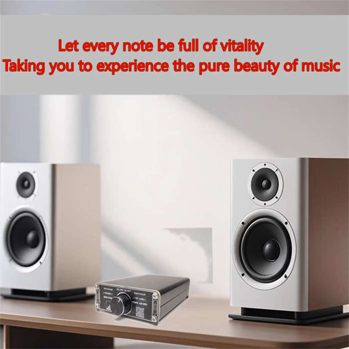Black - G5 TPA3255 Digital Amplifier 300W+300W HIFI Sound System Power Amplifier High Fidelity Audio