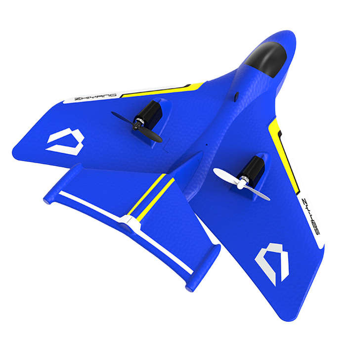 Red - ZHIYANG ZY-425 Sea Land Air 260mm Wingspan 2.4G EPP RC Airplane RTF With LED Light