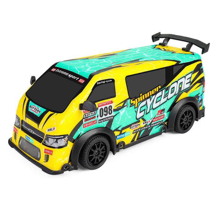 Blue - HR 2159 1/24 4WD 2.4G High-Speed Drift Truck Off-Road Model Electric Remote Control RC Car W/