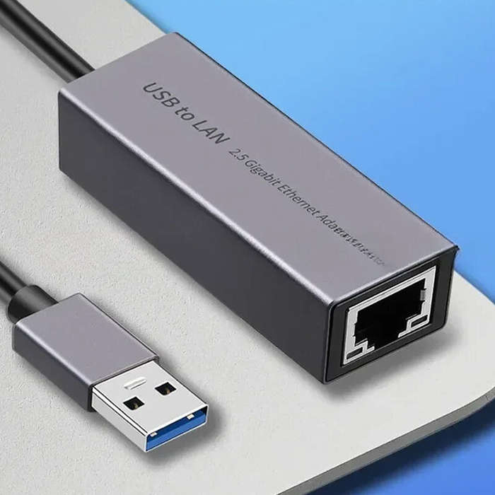 Type-C Interface - RU2503 2.5G USB Ethernet Adapter 2500Mbps USB3.0 Type C to RJ45 Lan Wired Etherne