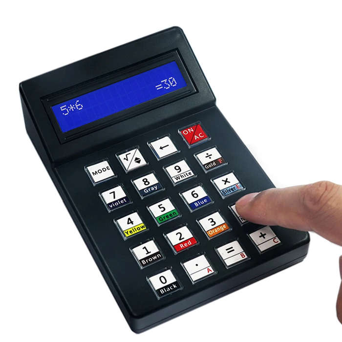 Parts + shell - DIY LCD1062 Electronic Calculator Kit ABS Shell Soldering Training Microcontroller E