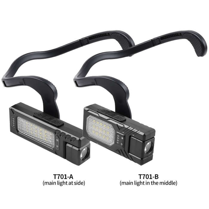 A - Induction Hanging Ear Work Light Portable EDC Flashlight Outdoor Fishing Headlamp Waterproof Eme