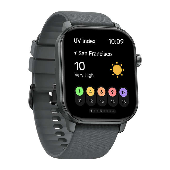 Grey - [2025World Premiere]Zeblaze GTS 3 GPS 2.01inch HD Screen 3ATM Waterproof bluetooth Call Heart
