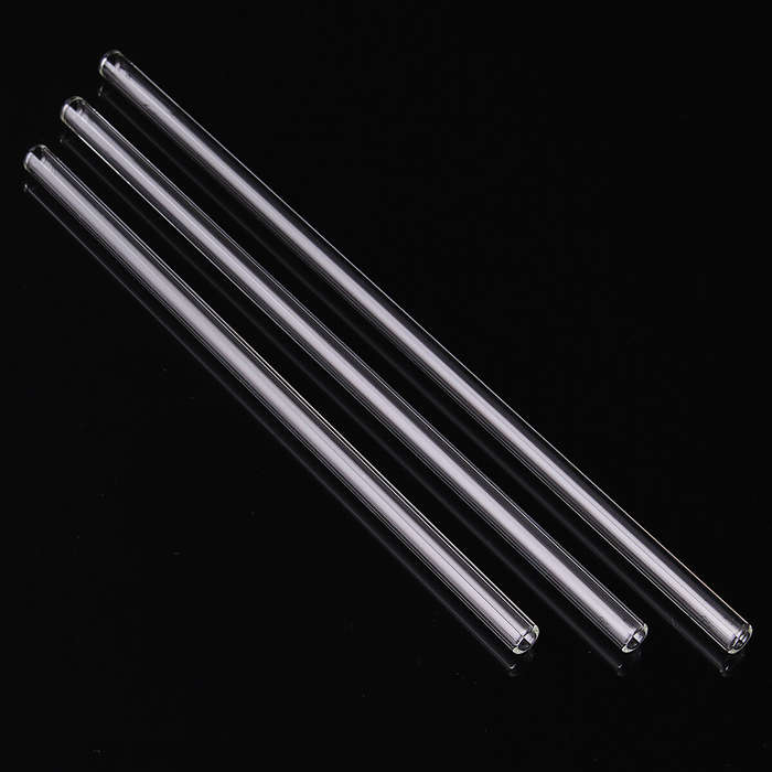 9 Inch - Reusable Wedding Birthday Party Clear Glass Drinking Straws Thick Straw