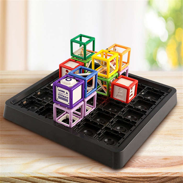 001 - 7071 Reasoning Laser Maze Beam-bending Thinking Game Building Blocks Cube Educational Reasonin