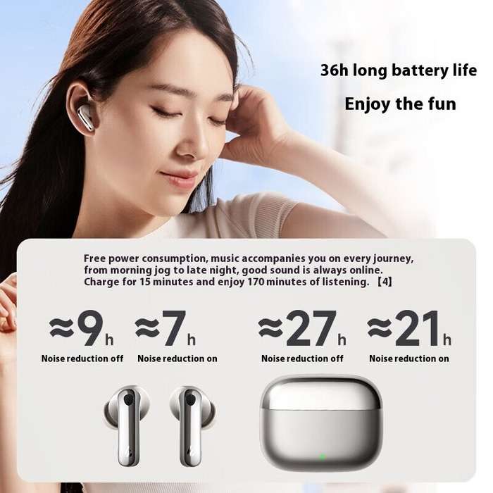 Gold - Edifier Lolli Pro 5 TWS bluetooth V6.0 Earbuds Wireless ANC Earphone -48dB Active Noise Cance