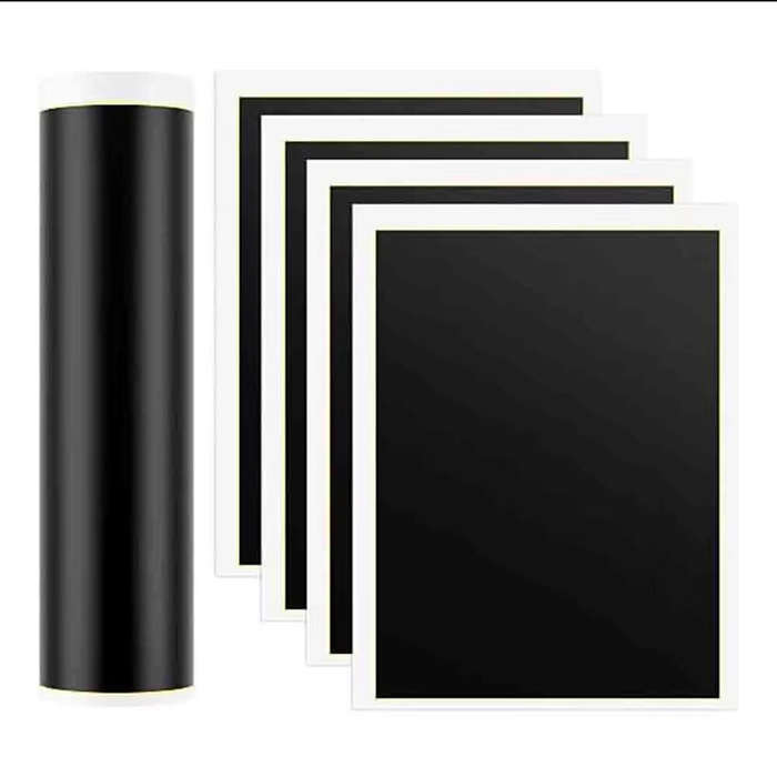 Black - Black Laser Engraving Marking Paper 36x24cm High Visibility Easy Application for Metal Glass