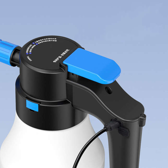 1.5L Cordless Electric Foam Sprayer Car Wash Watering USB Charging Air Pressure Watering Can Spray G