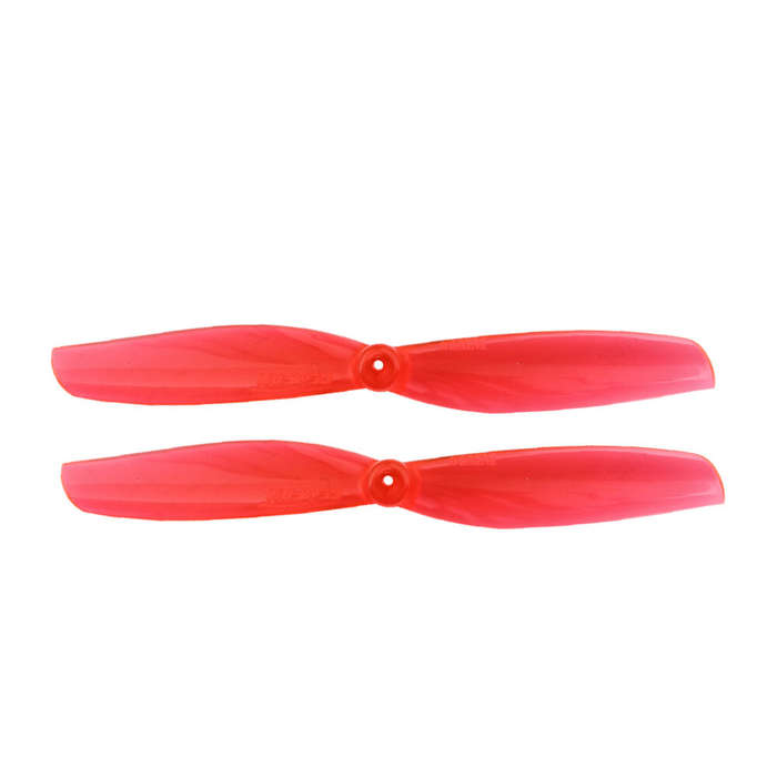 Clear Blue - 4 Pairs GEMFAN 65mmS 65mm 2-blade 1mm/1.5mm Hole Propeller for Toothpick RC Drone FPV R