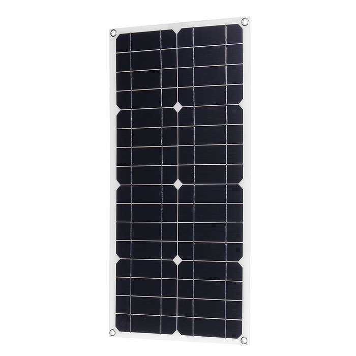 100W 18V Mono Solar Panel USB 12V/5V DC Monocrystalline Flexible Solar Charger For Car RV Boat Batte