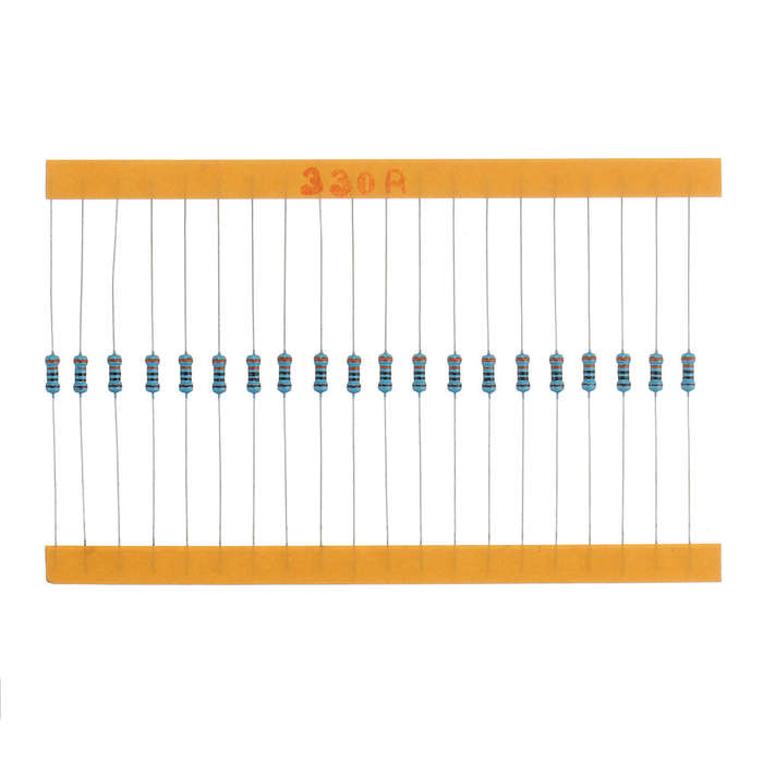 2600pcs 130 Values 1/4W 0.25W 1% Metal Film Resistors Assorted Pack Kit Set Lot Resistors Assortment