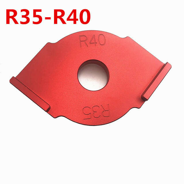 #D - Drillpro Wood Panel R5-R40 Quick-Jig Router Table Bits Jig Corner Template Woodworking Tool