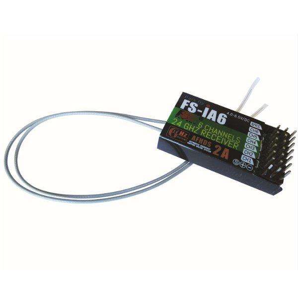 1pc - FlySky FS-iA6 2.4G 6CH AFHDS 2A Receiver For FS-i10 FS-i6 Transmitter