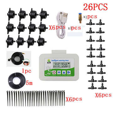 Bakeey Solar BUS Dual-mode Power Supply Watering Timer Device Gardening Irrigation S... (PCS: 26PCS)