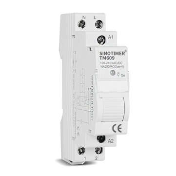 SINOTIMER TM609 Home Smart 18mm 1P WiFi Remote APP Control Circuit Breaker Timing Switch Staircase T