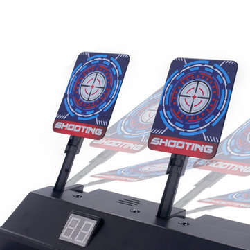Auto-Reset Electric Scoring Shooting Target with Light and Sound Scoring Practice Target for Nerf To