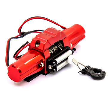RS SCX10 TRX4 Metal Dual-motor Winch D90 Axial RC Car Vehicle Models Parts