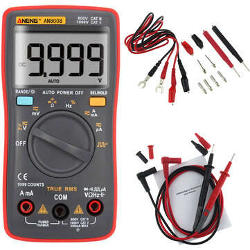 ANENG AN8008 True RMS Wave Output Digital Multimeter AC DC Current Volt Resistance Frequency Capacit