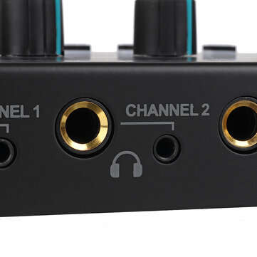 AMP-i4 4-Channel Stereo Headphone Amplifier and DC 12V Power Adapter