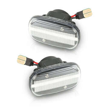 LED Side Marker Light Repeater Indicator Lamp Turn Signal For Toyota (COLOR: CLEAR)