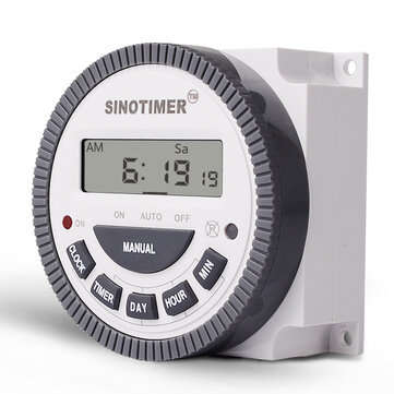SINOTIMER TM619 12V/24V/220V 7 Days Weekly Programmable Digital LCD Power Timer Pr... (VOLTAGE: 24V)