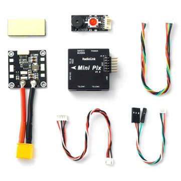 Radiolink Mini PIX V1.0 F4 Flight Controller STM32F405 MPU6500 With Barometer Compass for RC Drone F