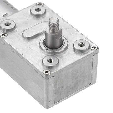 MACHIFIT JGY370 Worm Gear Motor DC 6V 55rpm Reduction Reversible Self-Locking Motor