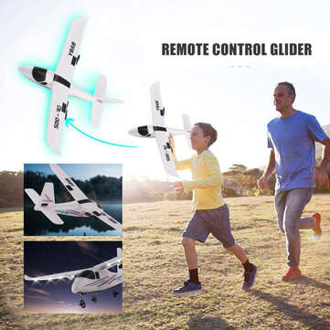 QF002 352mm EPP 2.4Ghz 2CH GYRO Mini RC Airplane RTF (MODEL: 1PCBATTERY | MODE: WITHOUTLED)