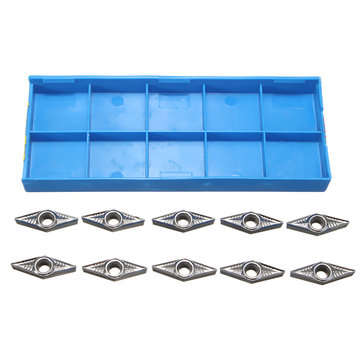 10pcs VCGT160408-AK H01 VCGT332-AK Carbide Inserts Lathe Tool for Aluminum