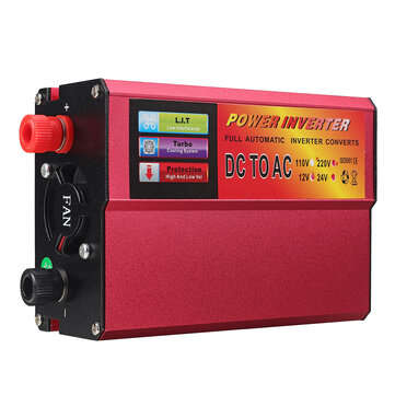 500/1000/1500W LED Car Vehicle RV Power Inverter DC12V/24V to AC220V Converter (POWER: 1500W)
