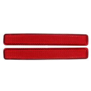 Pair L&R Rear Bumper Reflector Light Cover Lens For VW Volkswagen Transporter T5