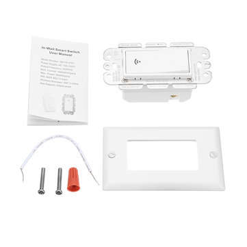 120 Type 1 Gang AC 100-240V Smart WIFI LED Light Switch Wall Panel Mobile APP Remote Control