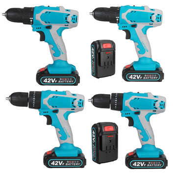 48V Cordless Electric Drill Screwdriver Impact F... (BATTERY: ONEBATTERY | TYPE: WITHIMPACTFUNCTION)