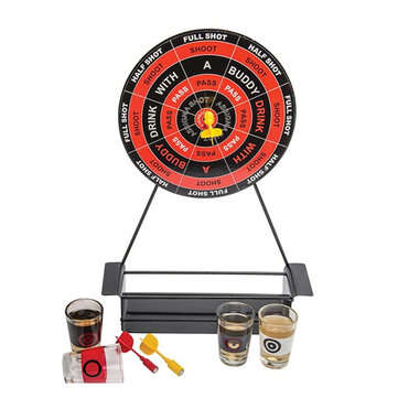 Mini Drinking Game Magnetic Darts Shot Wineware Game Bar Game With 4 Glass Cups