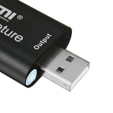 4K 1080P HD Video Capture Card USB2.0 to HDMI Video Capture Box Recorder for Gaming Live for Youtube