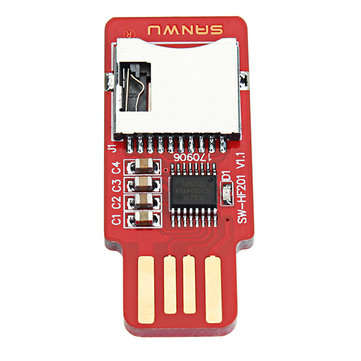 5pcs SANWU HF201 Readable And Writeable TF Card Reader Micro SD Card / Mobile Phone Memory Card T-Fl