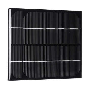 6V 6W Mini Monocrystalline Silicon Solar Panel Photovoltaic Panel