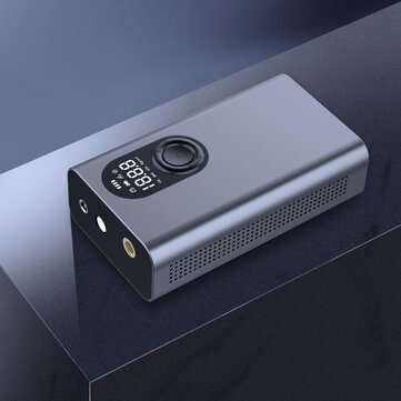 BIKIGHT Portable Wireless Electric Air Pump With LED Lamp 2000mAh Inflator For Car Motorcycle Bicycl
