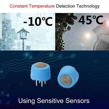 B05 Portable LED Gas Analyzer Combustible Gas Detector Flammable Natural Gas Leak Location Determine