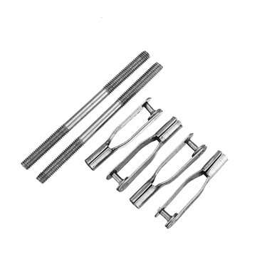 2PCS URUAV M3 Chuck + Multiple Adjustable Push Rod Linkage Set Assem... (MODEL: 1SET | LENGTH: 25MM)